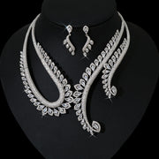 INS Wind Zircon Necklace Earring Set – Jewelry Gift Ideas — 1
