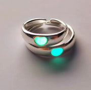 Fashion Personality Gel Drop Glow Couple Ring – Stylish Gifts — 1