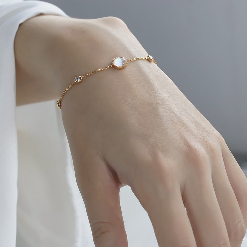 White Butterfly Shell Bubble Bracelet – Jewelry Gift Ideas — 1