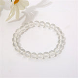 Solid Color Transparent Glass Bracelet – Jewelry Gift Ideas — 5