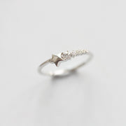 S925 Sterling Silver Pentagram Ring Affordable Luxury – Stylish Gifts — 7