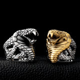 Exaggerated Style Titanium Steel Men's Cobra Ring – Stylish Gifts — 2