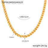 European And American Punk Copper Material Cuban – Jewelry Gift Ideas — 3