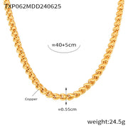 European And American Punk Copper Material Cuban – Jewelry Gift Ideas — 3