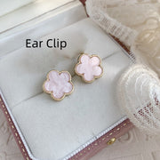 925 Silver Needle Lucky Parthenocissus Grass Flower Stud – Gift Ideas — 6