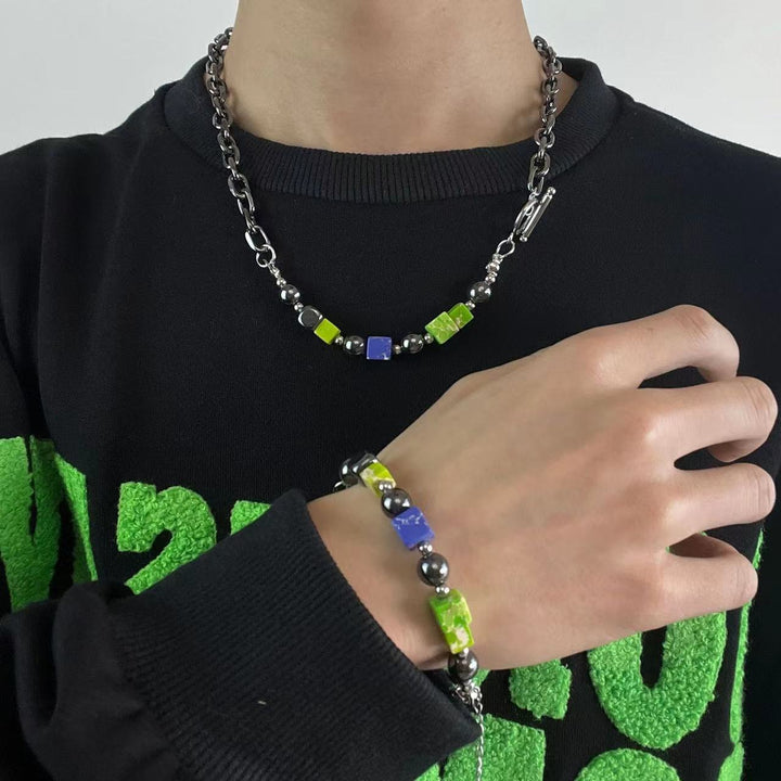 European And American Multi-color Blocks – Jewelry Gift Ideas — 1