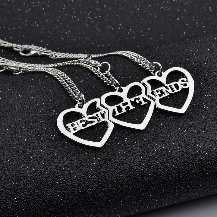 Series Three-piece Girlfriend Heart Necklace – Jewelry Gift Ideas — 1