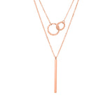 Geometric Pendant Double-layer Stainless Steel – Jewelry Gift Ideas — 12