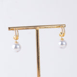 Earrings Frosted Shell Beads Solid Color – Meaningful Gifts — 3