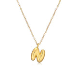 Copper Plated Gold 26 English Letters Pendant – Jewelry Gift Ideas — 7