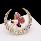 Zircon Little Bee Fashion Brooch – Stylish Gifts — 3