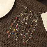 Women's Colorful Fashion Enamel Anklet Ornament – Stylish Gifts — 2