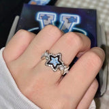 Hip Hop Tide Brand Bread Lucky Star Ring Girl – Gifts for Kids — 2
