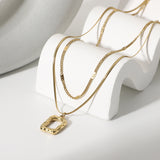 Women's Temperament Fashion Gold Double Hammered – Jewelry Gift Ideas — 6