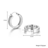 Metal Advanced Geometric Circular Earrings – Birthday Gifts — 2