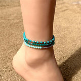 Foot Ornaments Bohemian Color Bead Starfish Shell – Stylish Gifts — 13