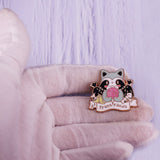 Cute Cartoon Raccoon Brooch For Women – Jewelry Gift Ideas — 1
