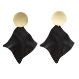 Irregular Geometric Metallic Earrings Exaggerated – Everyday Gifts — 3