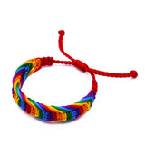 Six-color Rainbow Bracelet Braided Hand Rope – Jewelry Gift Ideas — 5