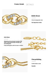 Zirconium Diamond Jewelry Adjustable Twisted – Jewelry Gift Ideas — 4