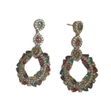 Women Slim Round Face Flower Earrings – Gifts for Her — 2