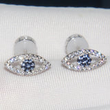 Women's Diamond Inlaid Small Eyes Trendy Earrings Are – Gifts for Her — 2