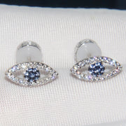 Women's Diamond Inlaid Small Eyes Trendy Earrings Are – Gifts for Her — 2