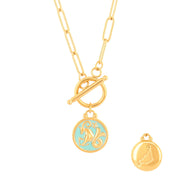 Blue 12 Twelve Constellations Necklace – Jewelry Gift Ideas — 5