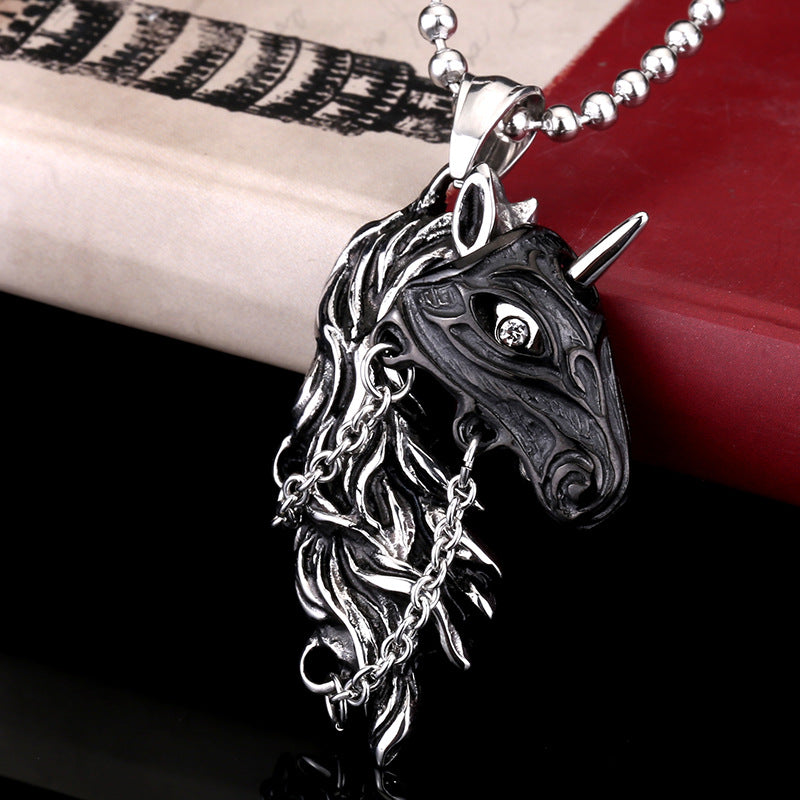 Titanium Steel Horse Year Zodiac Year Of Birth – Jewelry Gift Ideas — 1
