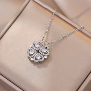 Open And Close Four-leaf Flower Dual-wear – Jewelry Gift Ideas — 11