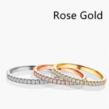 Women's Simple Fashion Set Row Diamond Ring – Stylish Gifts — 5