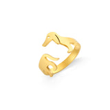 Titanium Steel Ornament Sausage Dog Adjustable Ring – Dog Lover Gifts — 6