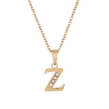 Diamond Necklace With English Letters – Jewelry Gift Ideas — 8