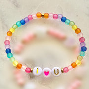 Colorful Dopamine Letter Love Acrylic Bracelet – Jewelry Gift Ideas — 8