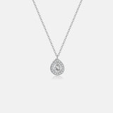 925 Sterling Silver Micro-inlaid Pear-shaped – Jewelry Gift Ideas — 6