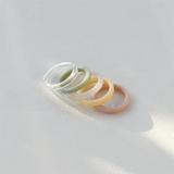 Resin Candy Colored Semi Transparent Circular Ring – Meaningful Gifts — 4