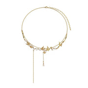 Butterfly Zircon Tassel Necklace For Women – Jewelry Gift Ideas — 3