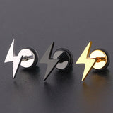 Stainless Steel Round Cake Earrings Black – Gift Ideas — 6