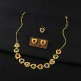 Retro Court Love Necklace Earrings And Ring Set – Jewelry Gift Ideas — 7