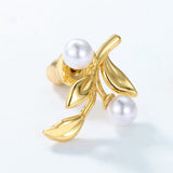 Chinese Style Simple Personality Leaf Ear Studs – Stylish Gifts — 5