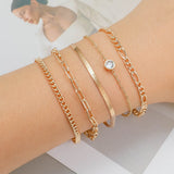Simple Metal Multi-layer Bracelet Six-piece Set – Jewelry Gift Ideas — 20
