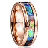 Electroplated Rose Gold Inlaid Abalone Shell Men's – Gifts for Him — 4