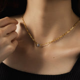 S925 Silver Diamond Versatile Simple Retro – Jewelry Gift Ideas — 1