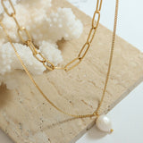 Trendy Cold Style Double-layer Pearl Pendant – Jewelry Gift Ideas — 6