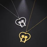 18k Real Gold Electroplated Love Men's Kiss – Jewelry Gift Ideas — 3