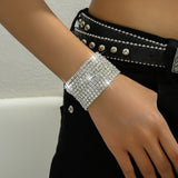 Women's Diamond Elastic Bracelet Wrist Ring Gems – Jewelry Gift Ideas — 9