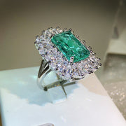 Vintage Emerald Ring Colored Gems – Meaningful Gifts — 5