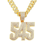 Hip-hop Full Diamond Three-dimensional Number – Jewelry Gift Ideas — 2