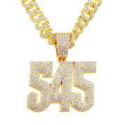 Hip-hop Full Diamond Three-dimensional Number – Jewelry Gift Ideas — 2