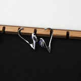925 Silver Needle Long Chain Earrings Butterfly Ear – Surprise Gifts — 6